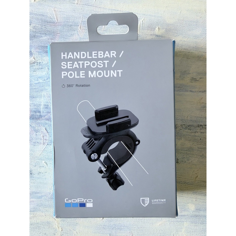 GoPro Handlebar Seatpost Pole Mount AGTSM-001 360° HERO MAX Genuine OEM